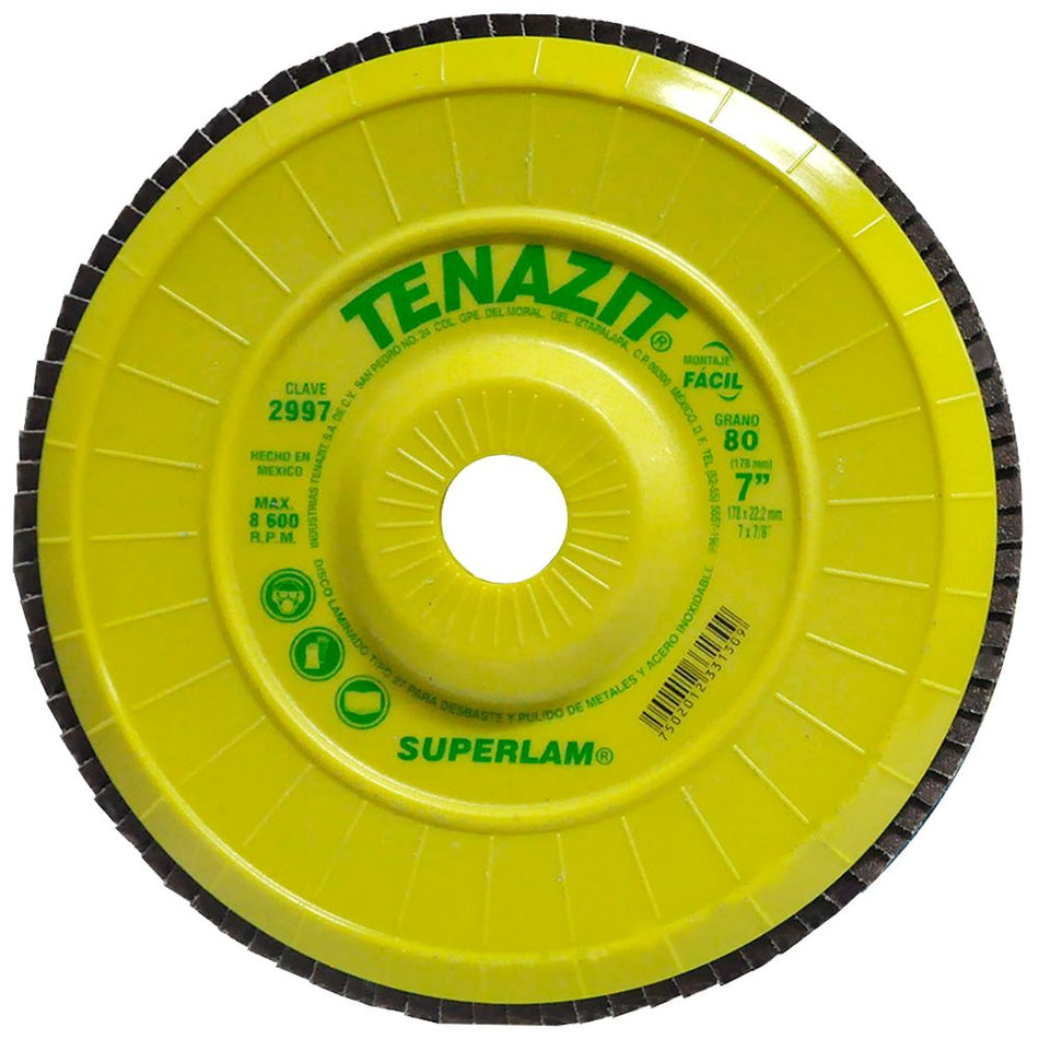 Disco laminado, especificación SUPERLAM