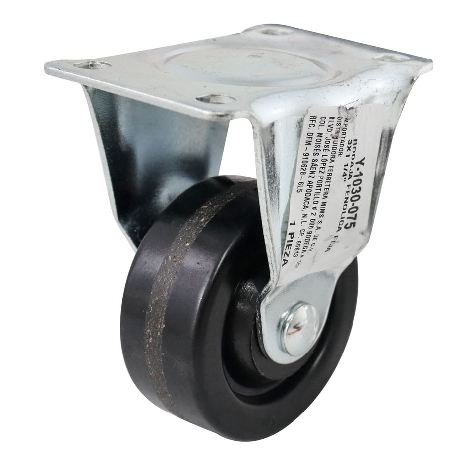 RODAJA FENOLICA FIJA 3X1-1/4", WESTON