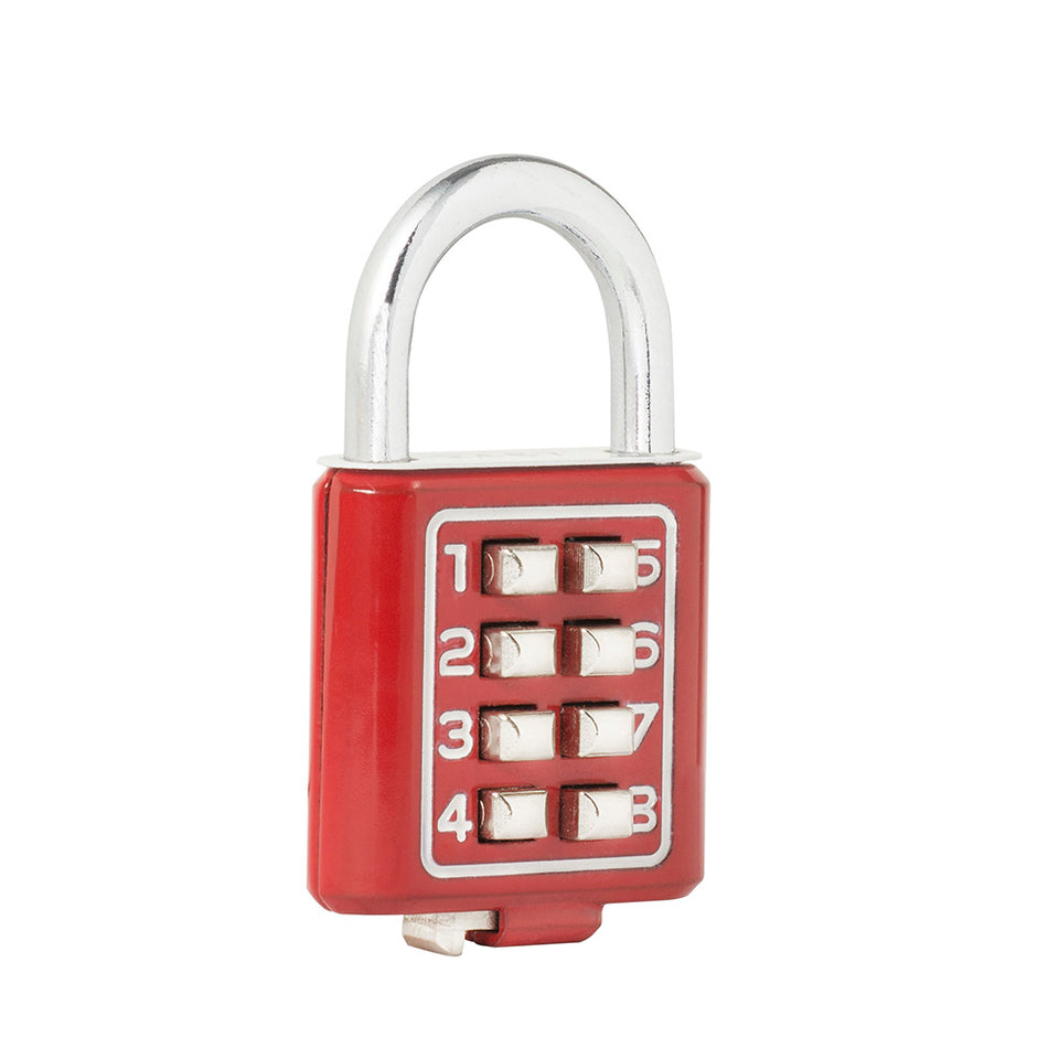 Candado de combinación, rojo, 40 mm Lock C27R40