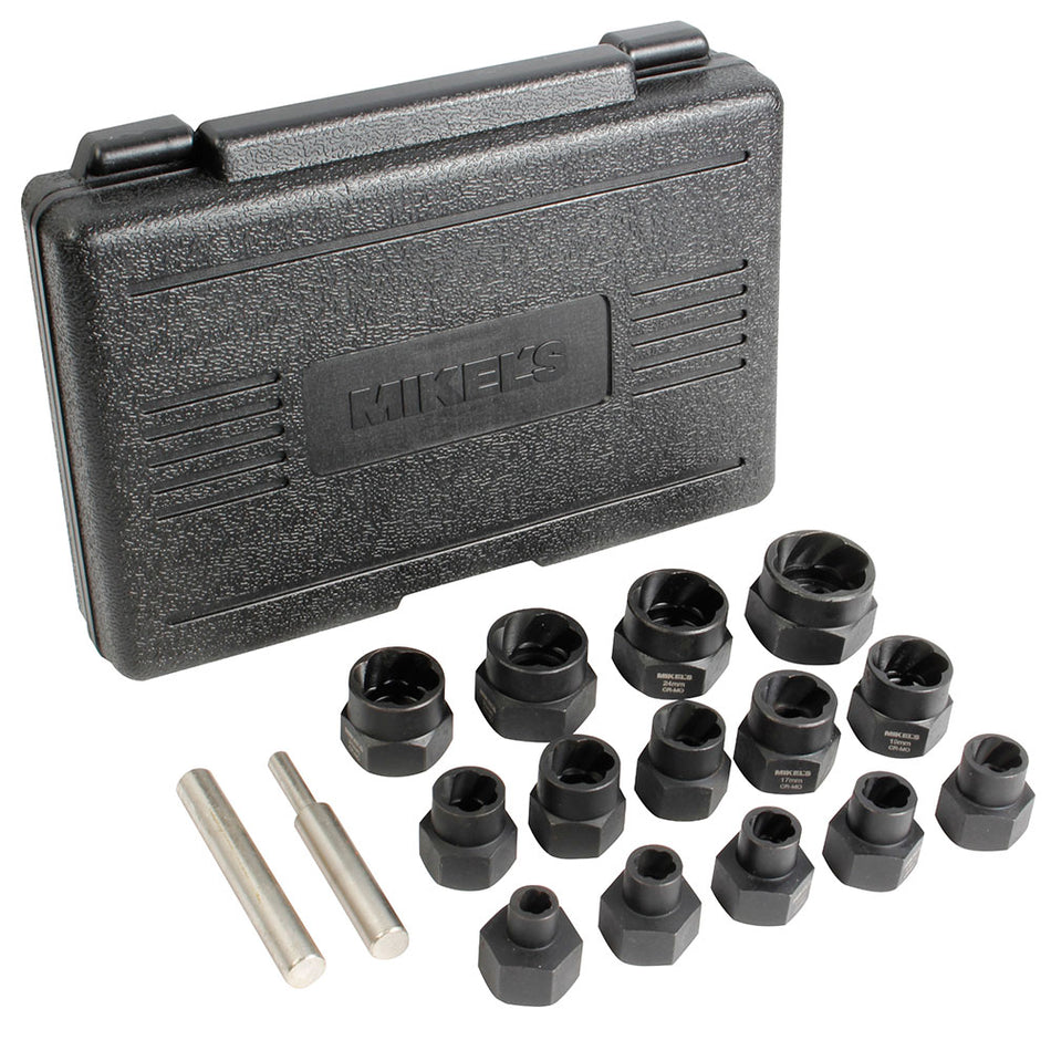 Kit de dados extractores en espiral (16 MIKELS KDE-16