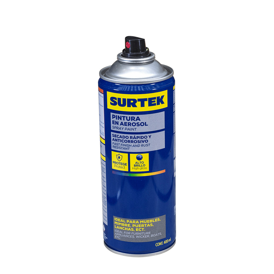 Pintura en aerosol 400 ml color oro Surtek AEM404