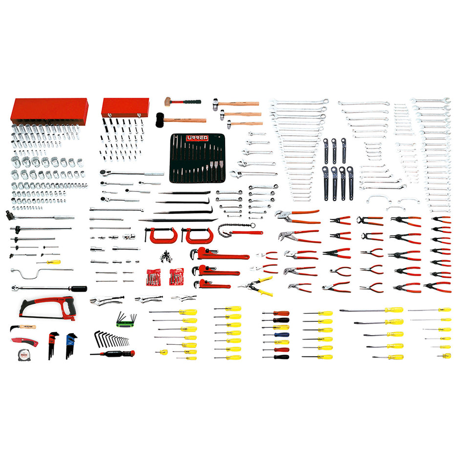 Juego maestro industrial combinado 439 piezas, sin gabinete Urrea 99720