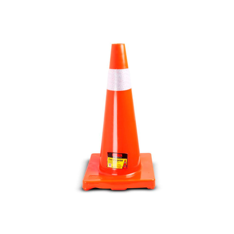 Cono de seguridad (70 cms, con reflejant MIKELS CS-70R