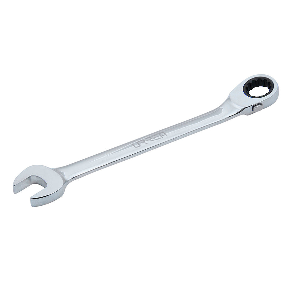 Llave combinada pulido espejo de matraca spline reversible métrica, 13 mm Urrea 1213MCMR