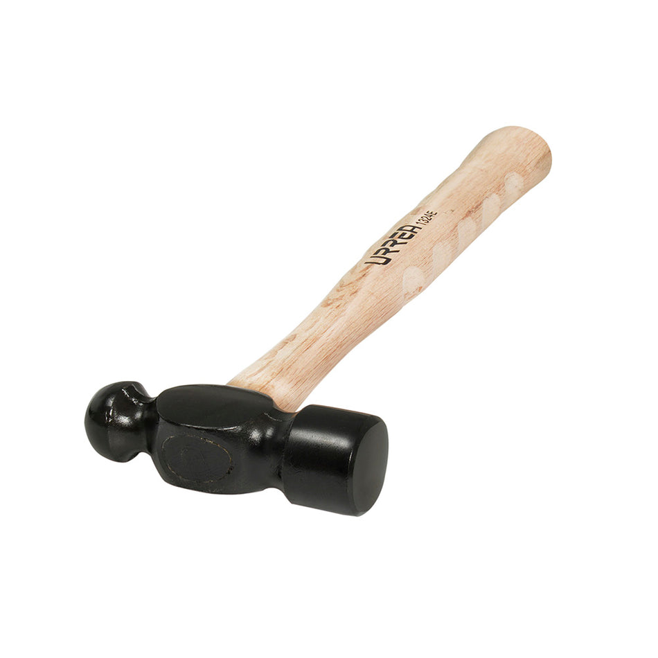 Martillo de bola black con mango de madera estriado de 16", 24 oz Urrea 1324E
