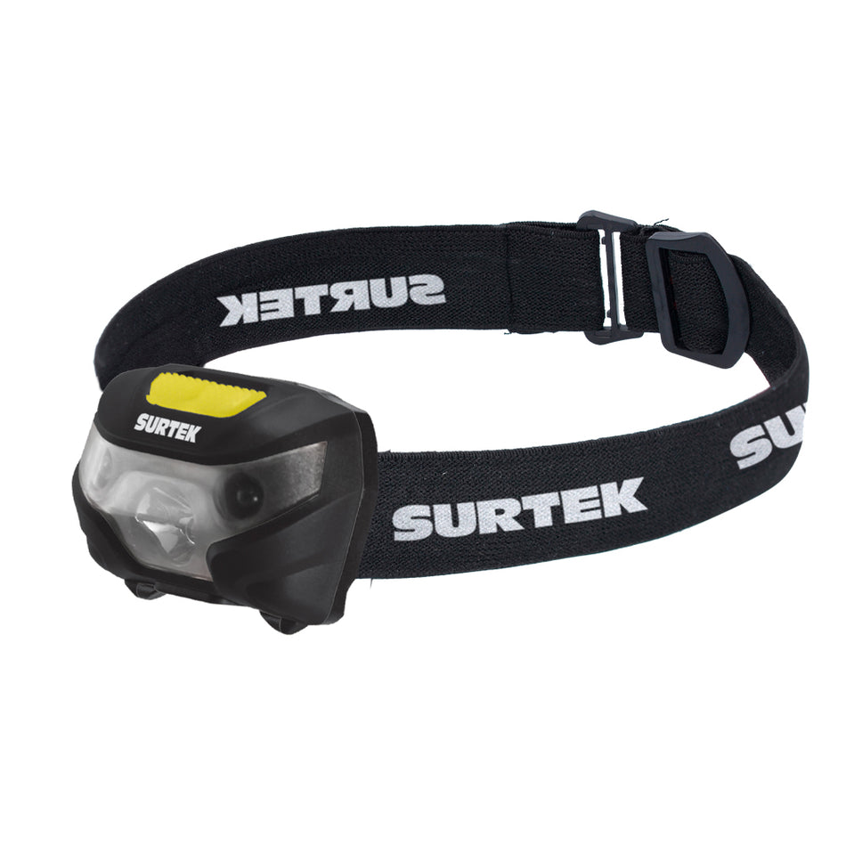 Linterna de LED para cabeza recargable de 200 lm Surtek 135909