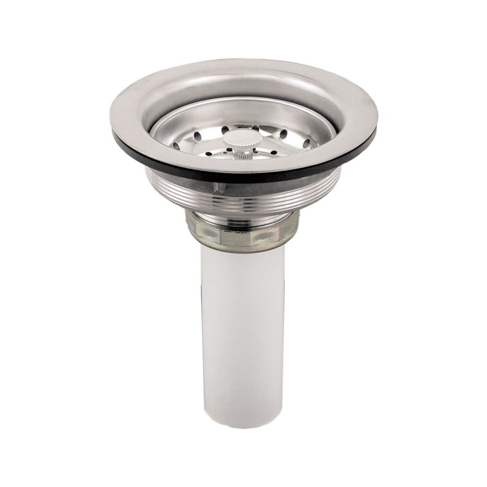 CONTRA CANASTA ACERO INOX.C/TUBO PLASTIC