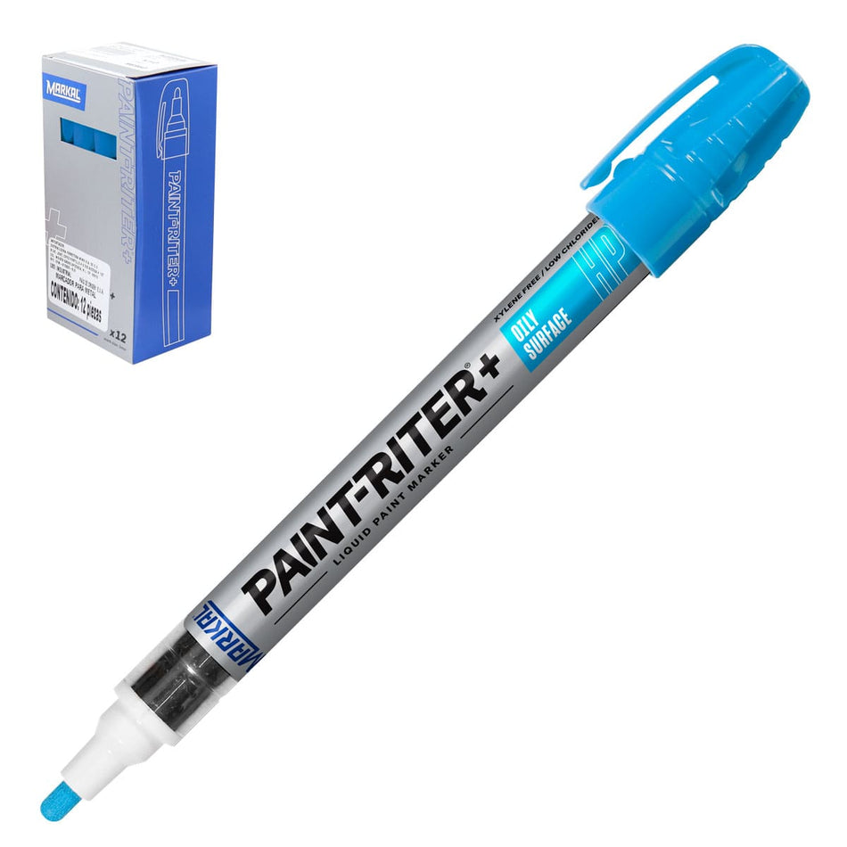 MARCADOR HP PROLINE AZUL CLARO (CAJA C/1