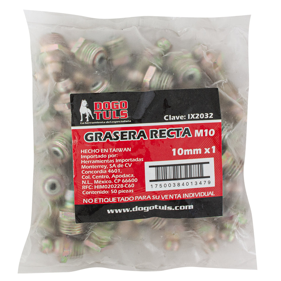 GRASERA RECTA M10 X 1 DOGOTULS IX2032