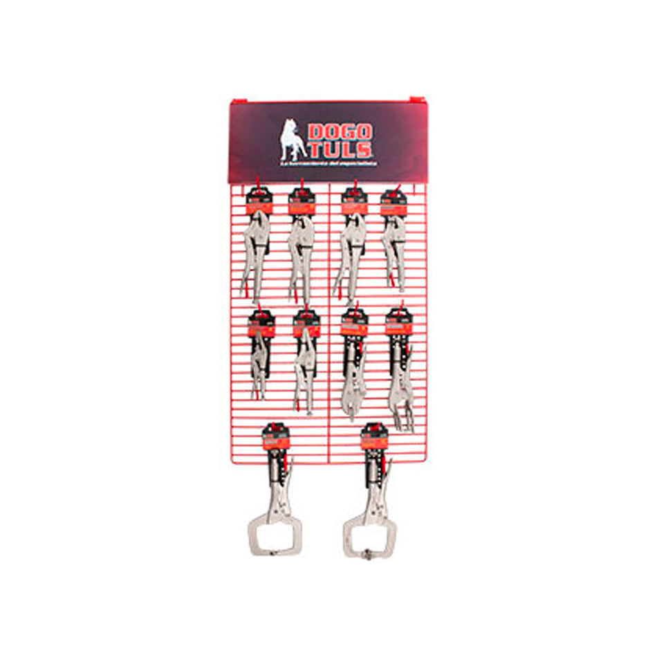 EXHIBIDOR PARRILLA PINZAS PRESION 24 PZA DOGOTULS EX1009
