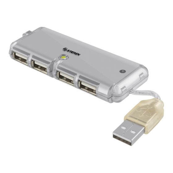 MINI HUB USB ULTRA DELGADO DE 4 PUERTOS