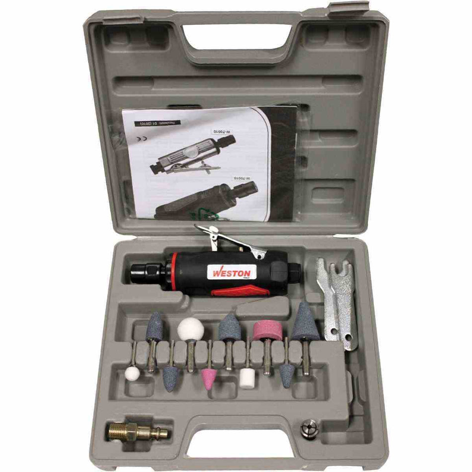 MOTOTOOL NEUMATICO 1/4" CON ACCESORIOS,