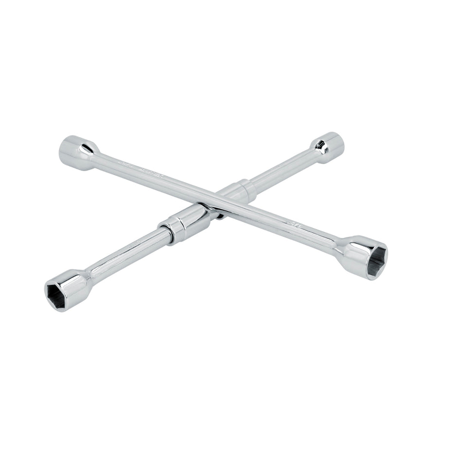 Llave de cruz cromada plegable 14" Surtek LLC14P
