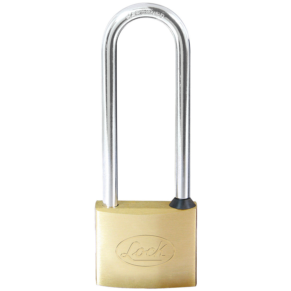 Candado de latón extra largo 30 mm, llave estándar Lock L20X30EB