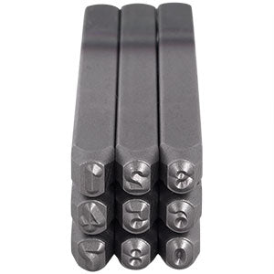 JGO DE NUMEROS 1/8" GOLPE DE ACERO 3mm DOGOTULS SP2042