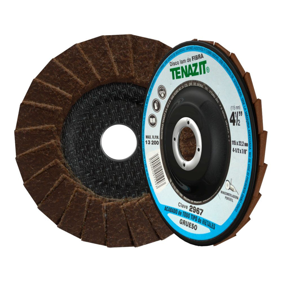 Disco laminado de fibra grano grueso con