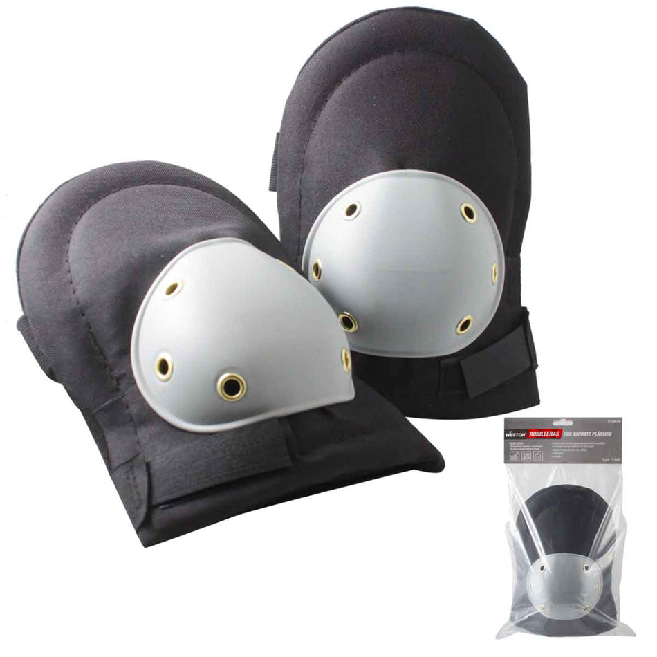 RODILLERAS CON SOPORTE PLASTICO, WESTON