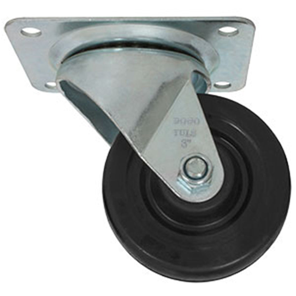 RODAJA HULE NEGRO GIRATORIA 3" BUJE DOGOTULS ZF5007