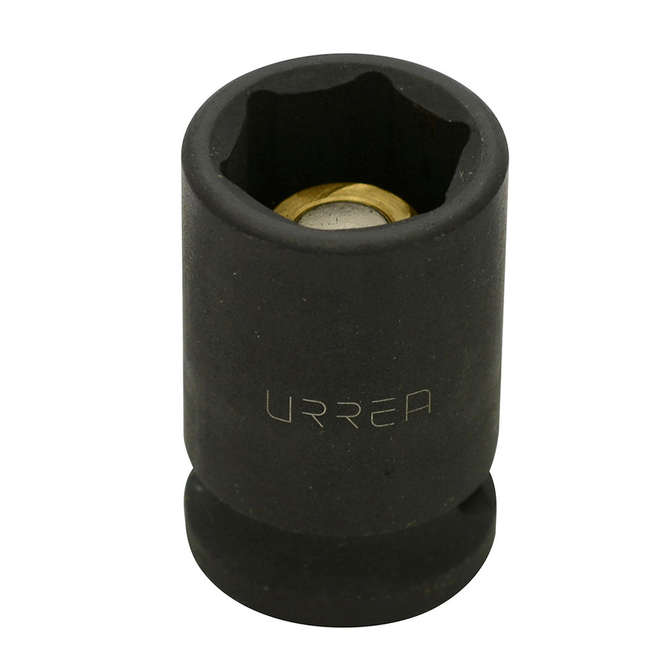 Dado de impacto con imán cuadro de 3/8", 6 puntas, en pulgadas, 1/2" Urrea 7216HM