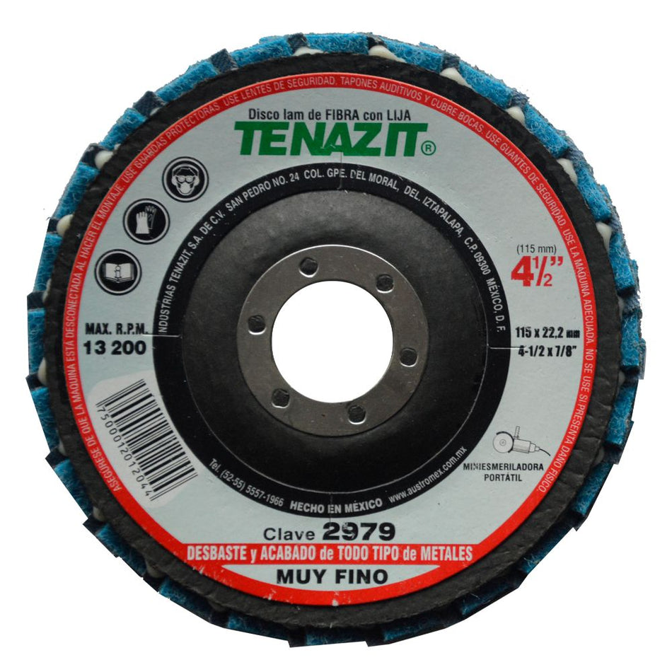 Disco laminado de fibra muy fina con lij