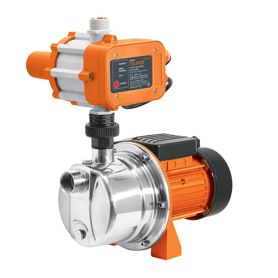 Bomba presurizadora jet acero 1/2 HP con