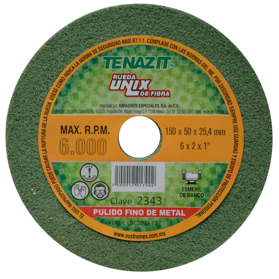 Rueda unix de oxido de aluminio grano 18