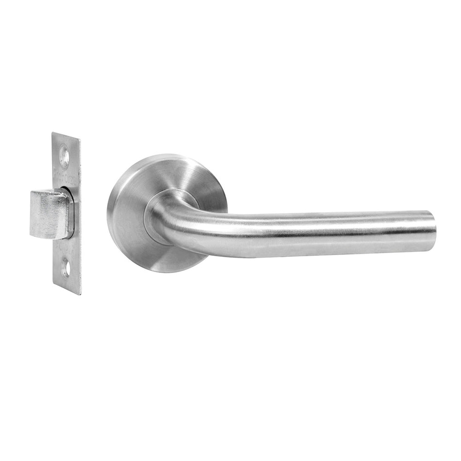 Manija tubular Calabria función de paso, acero inoxidable, visual Proforza CPF1-10-US32DV