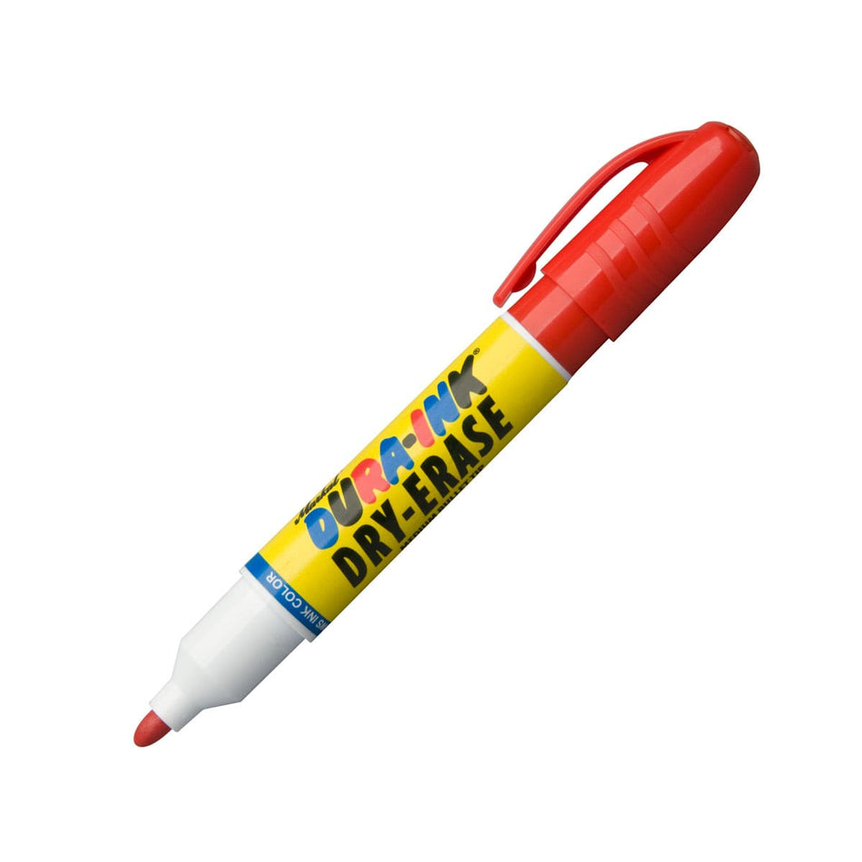 DURA INK DRY-ERASE MARKER RED (CAJA C/48