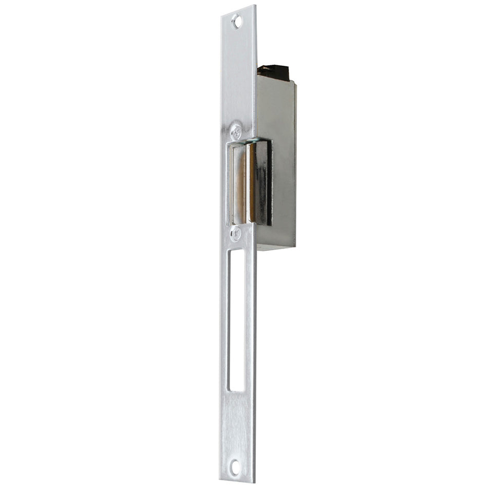 Contra eléctrica, cromo satinado, en caja Lock L77CS