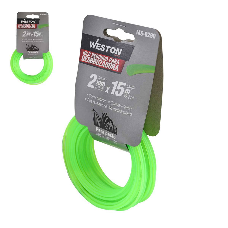 HILO REDONDO P/DESBROZADORA EN CABALLETE