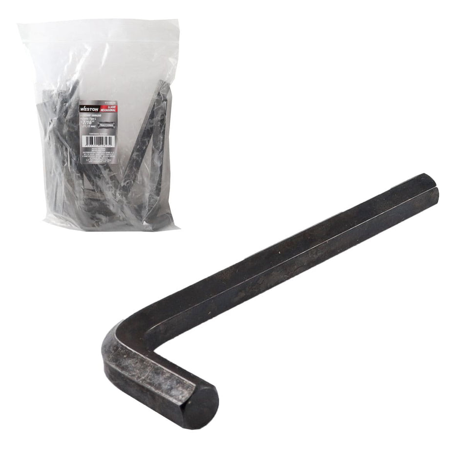 LLAVE HEXAGONAL L CORTA CrV  7/16"  (PRE
