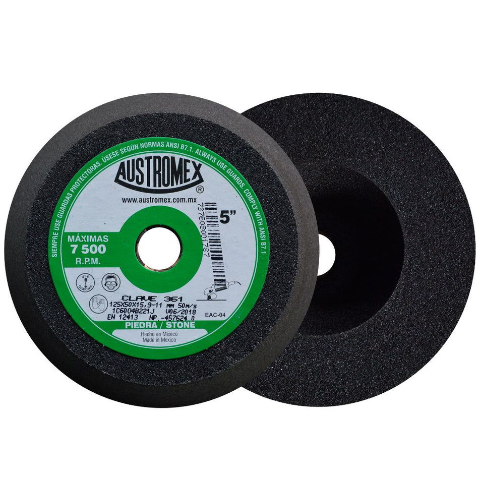 Copa abrasiva de 125 x 50 x 15.9-11H mm