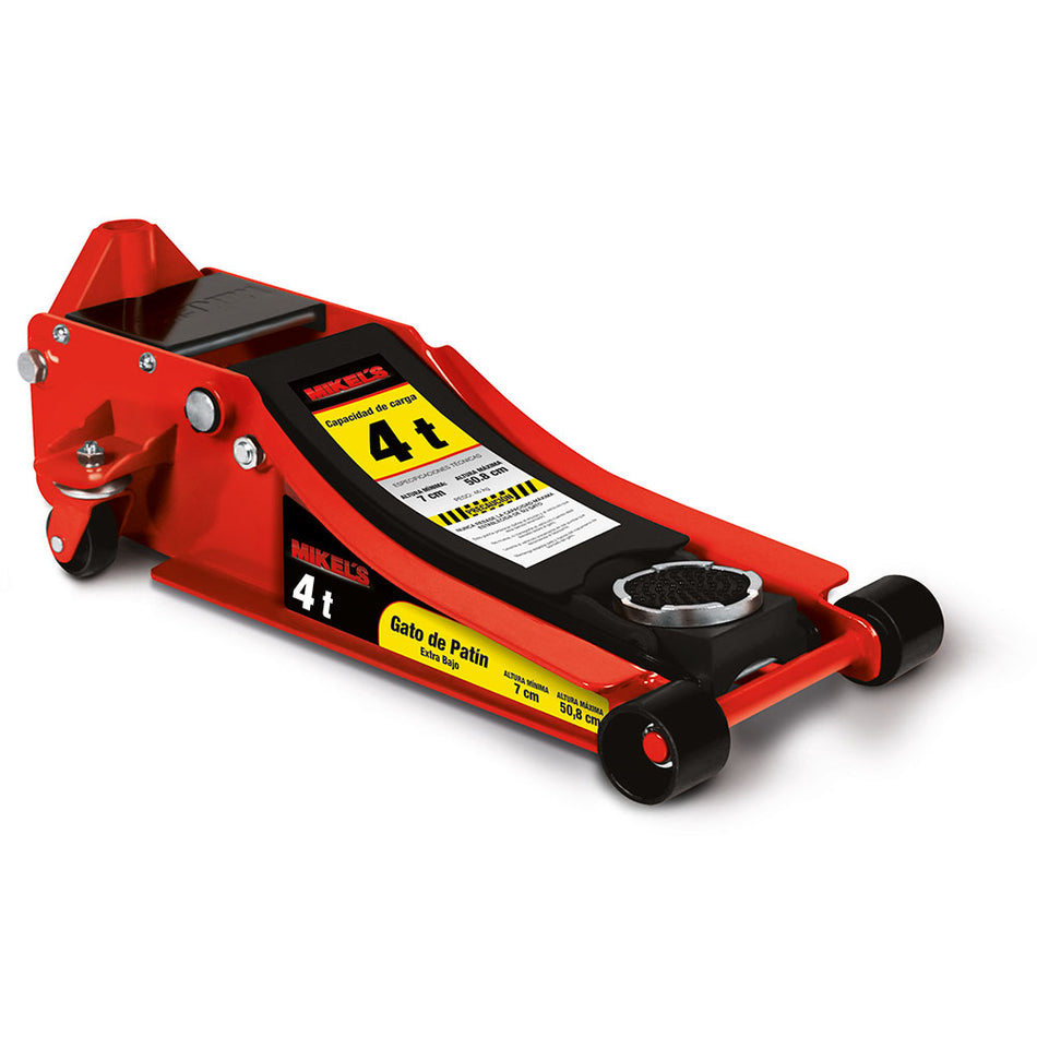 Gato hidráulico de patín Extra Bajo (4 t MIKELS GHPL-4T