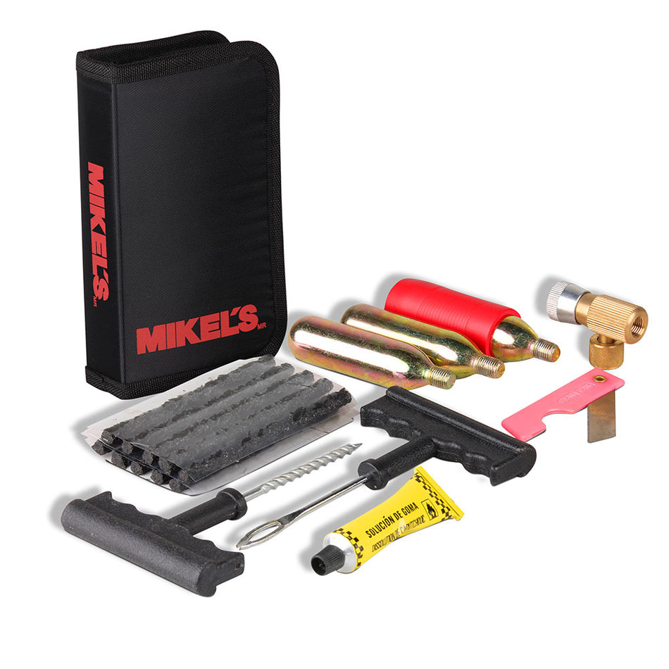 Kit de reparación para llantas de moto, MIKELS KMR