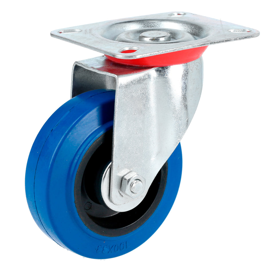 Rodaja de goma elástica giratoria azul 5" Surtek RGO12G