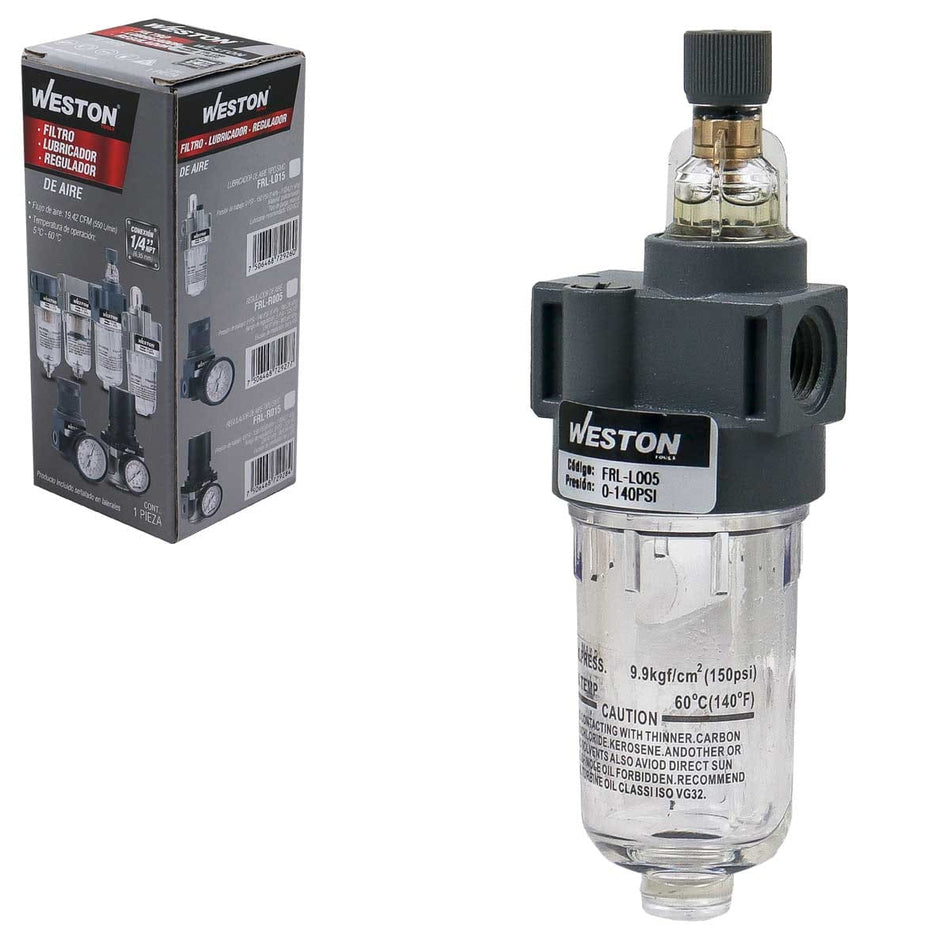 LUBRICADOR DE AIRE 1/4" NPT, WESTON