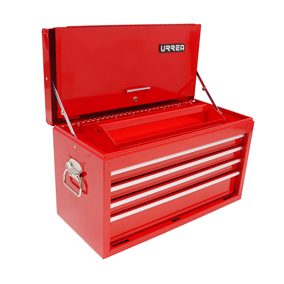 Gabinete superior con 4 gavetas color rojo 27" serie I Urrea I27S4