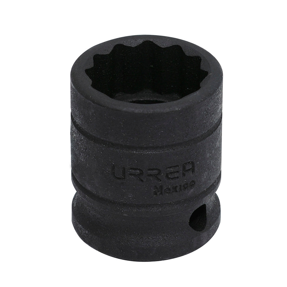 Dado de impacto cuadro de 1/2", 12 puntas, en pulgadas, 1-1/2" Urrea 7448