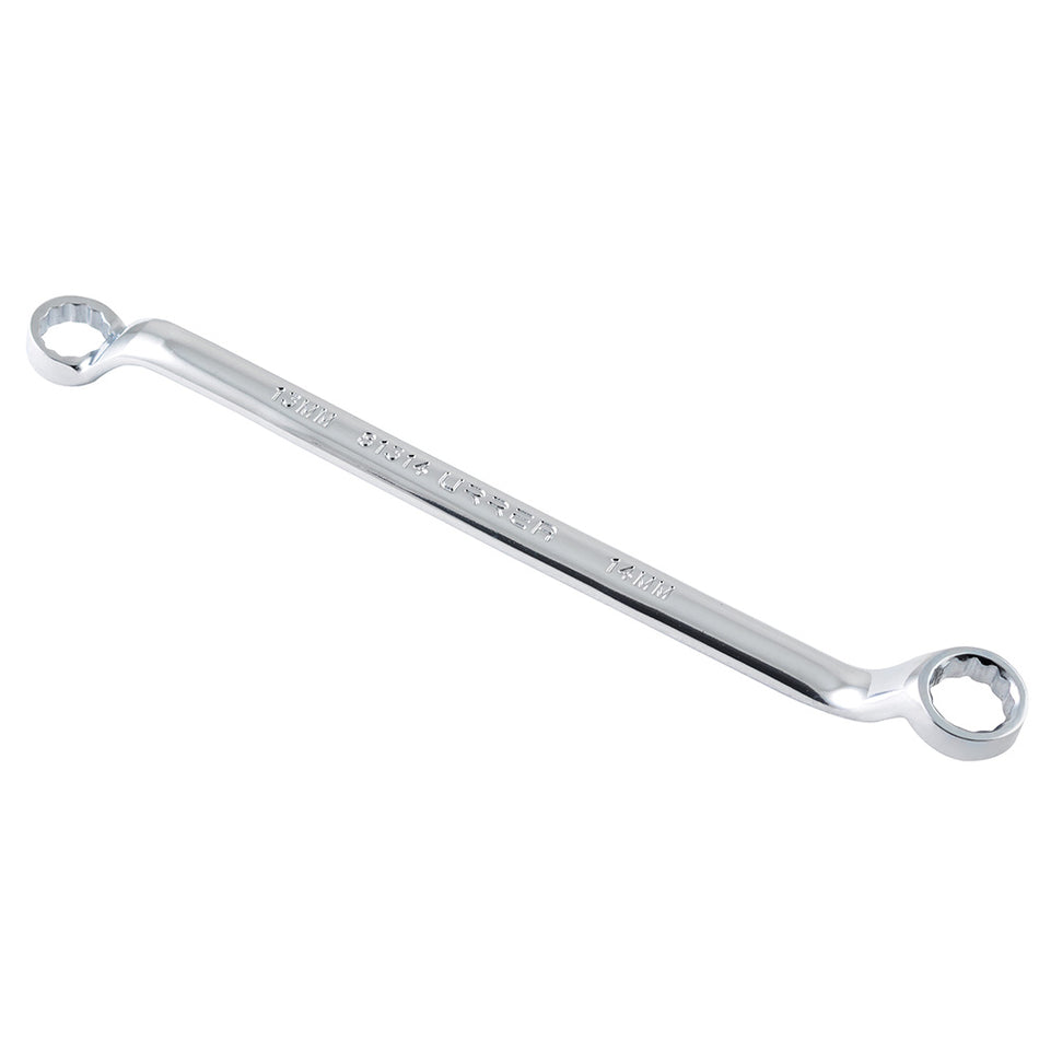 Llave de estrías pulido espejo de 45° métrica, 12 puntas, 13 x 14 mm Urrea 81314