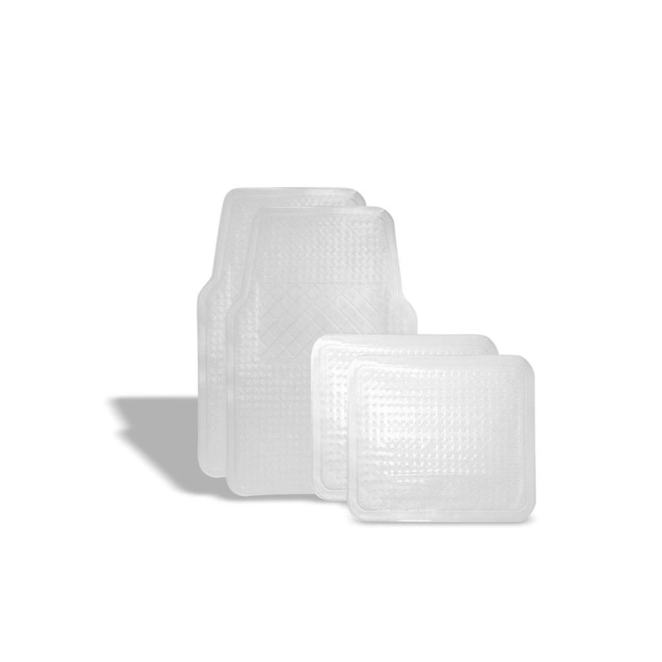 Tapetes para auto de PVC, transparentes, MIKELS TC