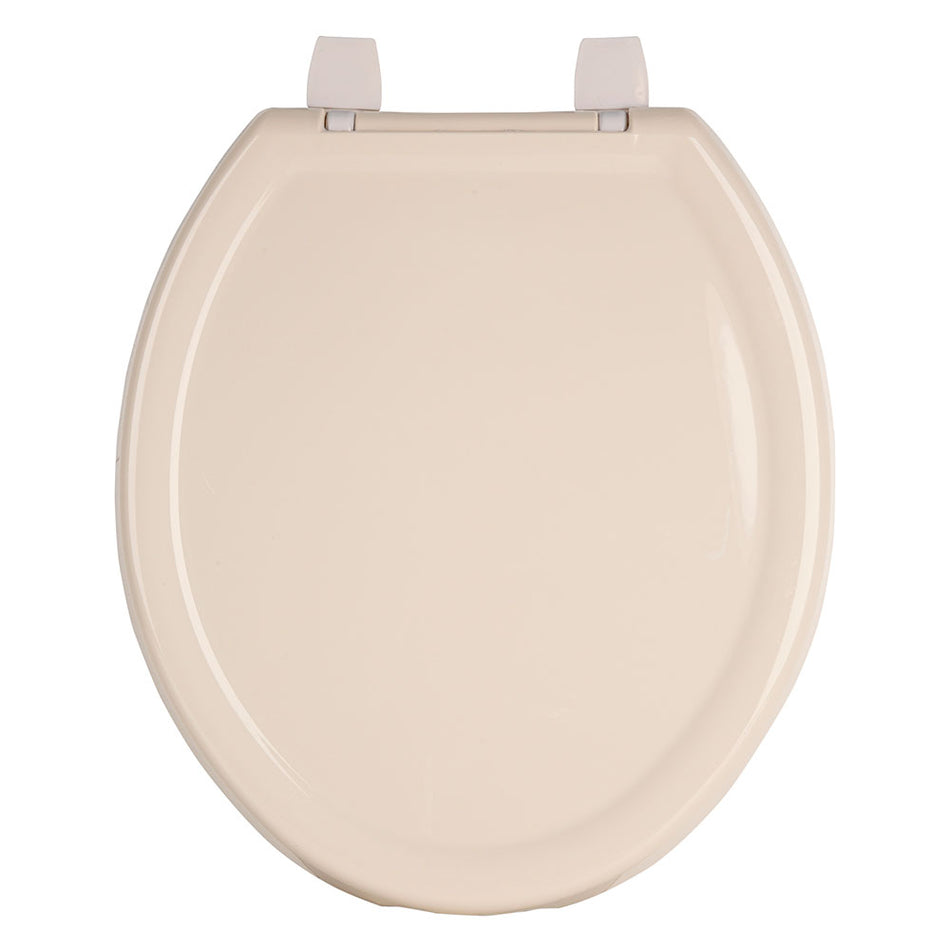 Asiento ligero con tapa para WC, hueso,