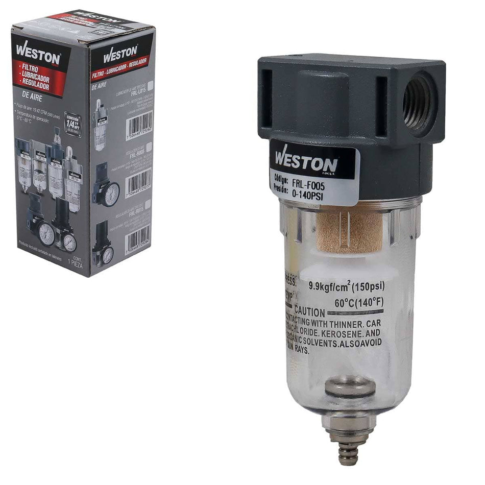 FILTRO DE AIRE 1/4" NPT, WESTON