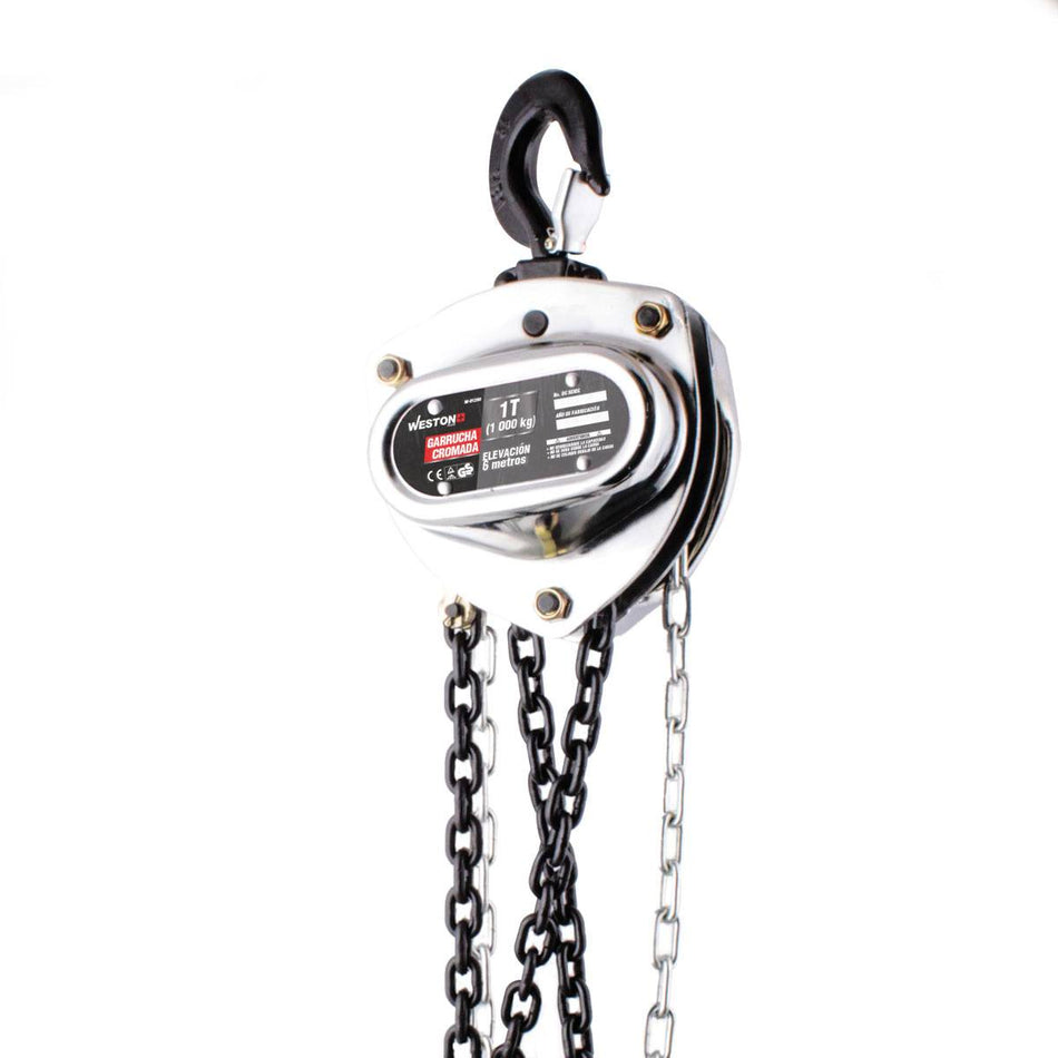 GARRUCHA CROMADA WESTON PLUS 1T 3MTS, WE