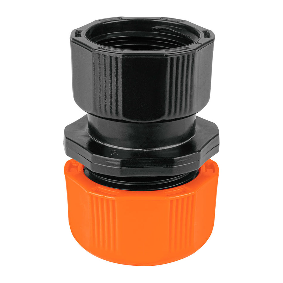 Conector 1/2' hembra de ABS con tuerca d