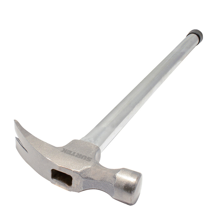 Martillo de uña recta con mango largo tubular de 20", 20 oz Surtek 420TRL