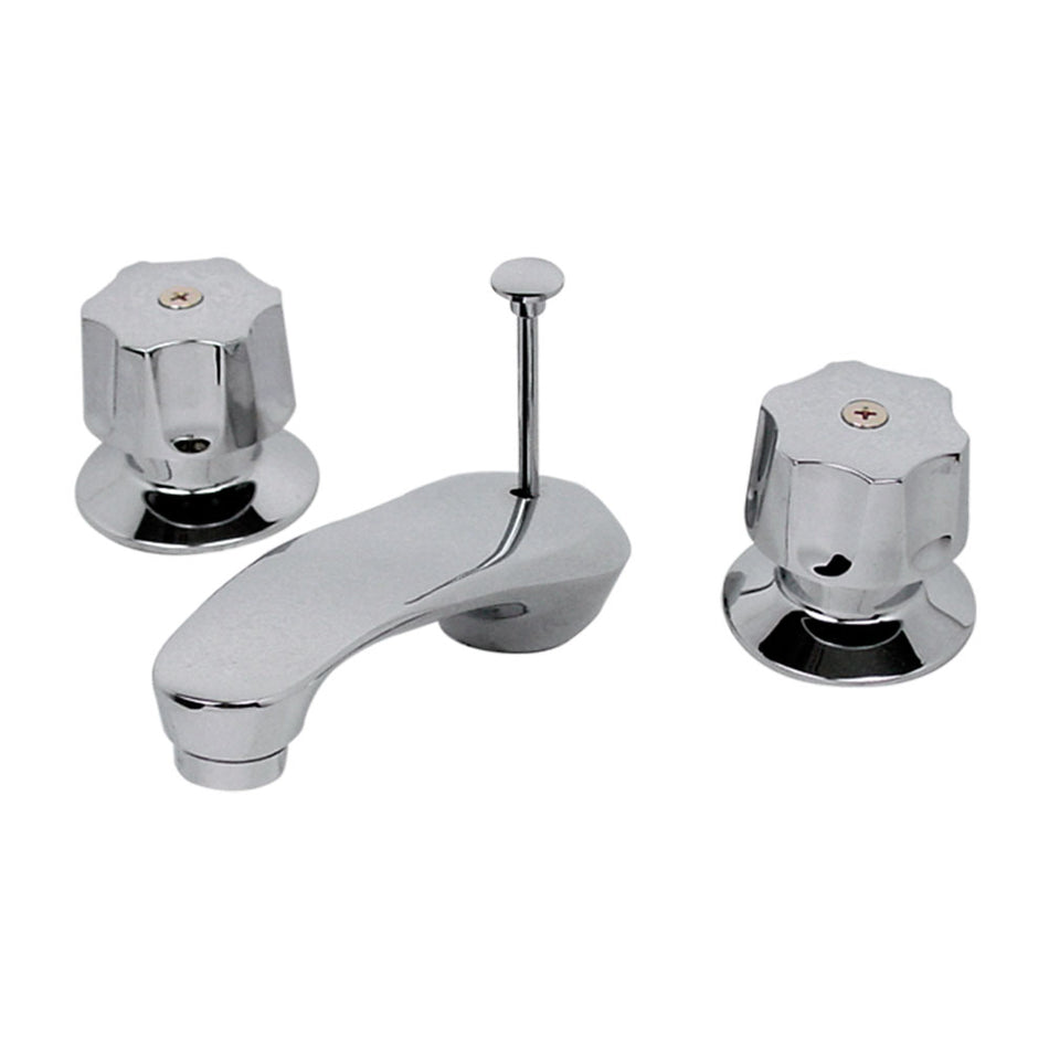 MEZCLADORA LAVABO 8" A 12" C/DES. AUT.,