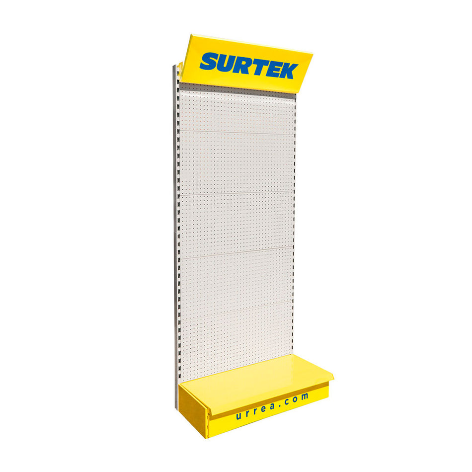 Góndola perimetral panel metálico 220 x 93 x 47 cm Surtek GONS