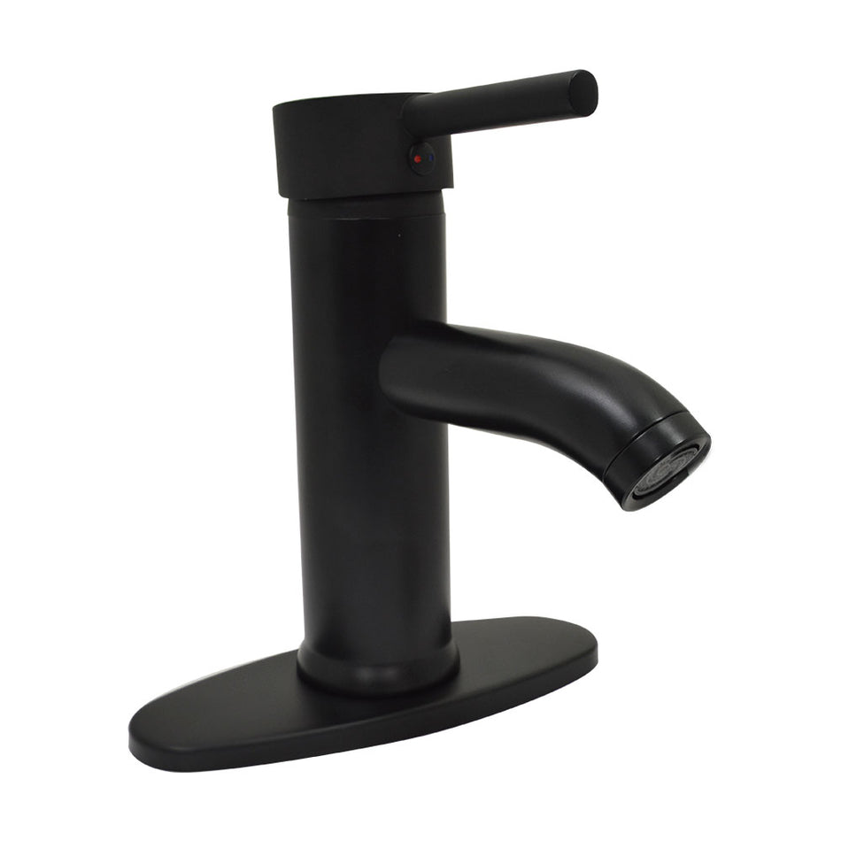 MEZC. MONOMANDO P/LAV C/CUBIERTA A. NEGR