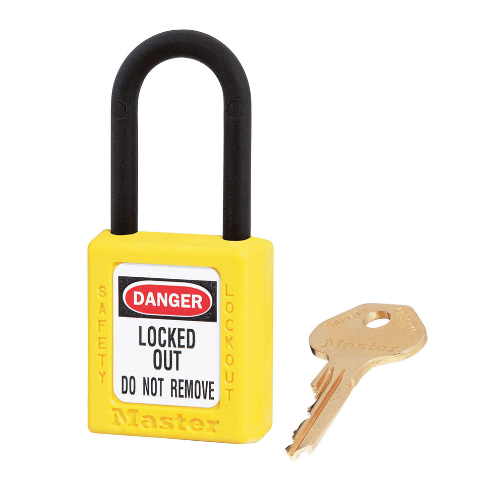 CANDADO D/SEGURIDAD TERMOPLÁSTICO 38MM