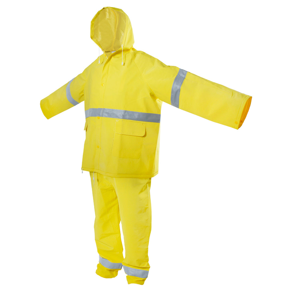 Traje impermeable con cintas reflejantes EG, 2 piezas Surtek 137618